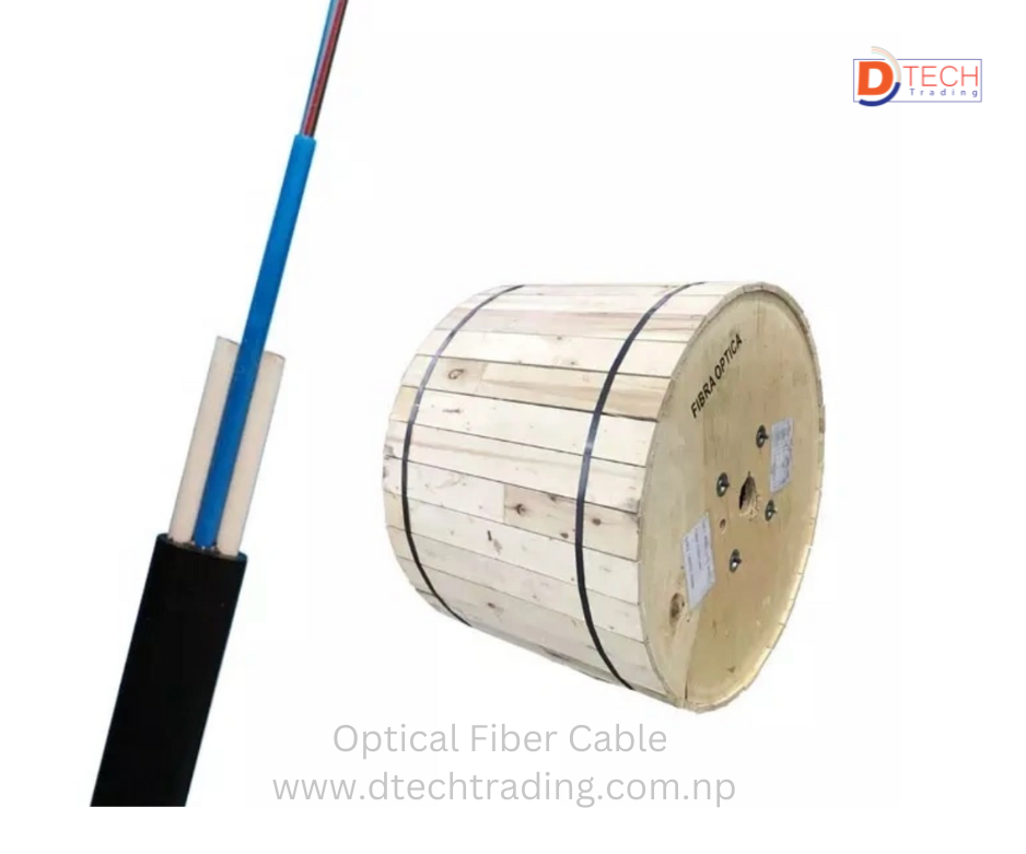 Optical Fiber Cable 12 core FRP 6MM (Drum)